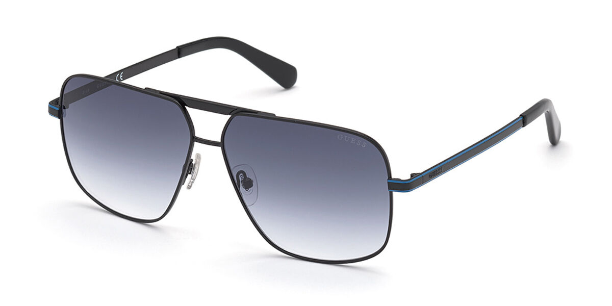 Image of Guess GU00026 02W 61 Lunettes De Soleil Homme Noires FR