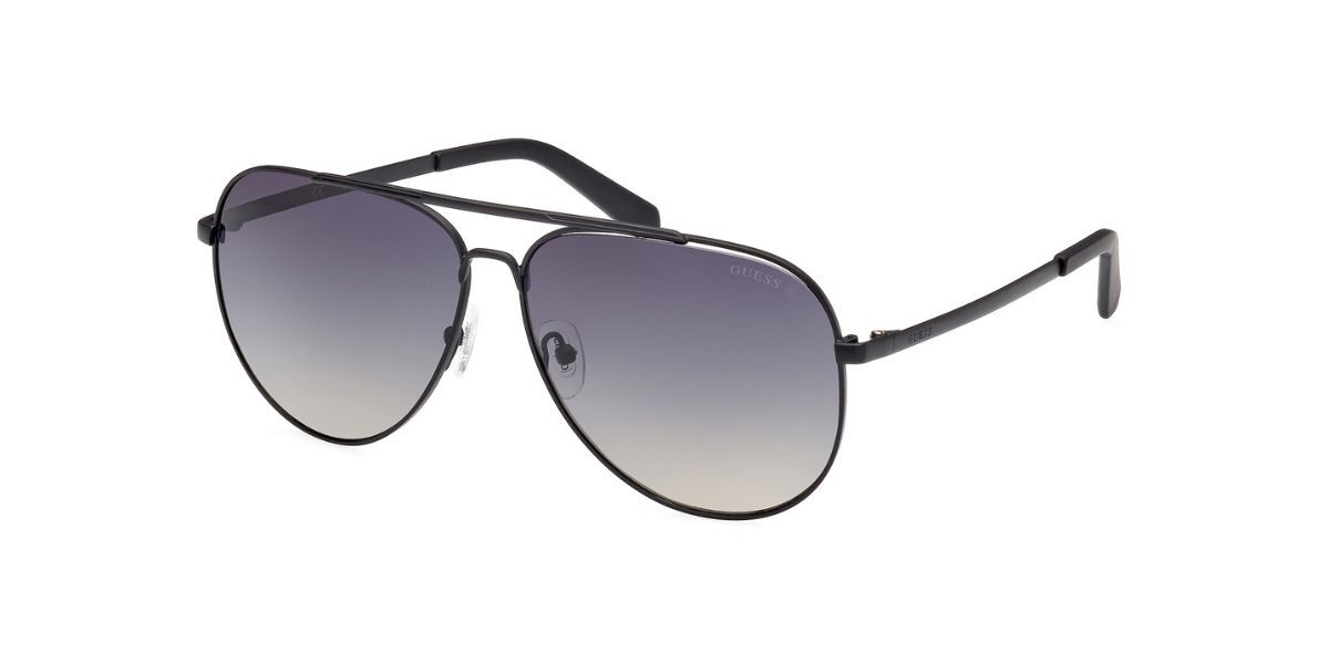 Image of Guess GU00059 02W 62 Lunettes De Soleil Homme Noires FR