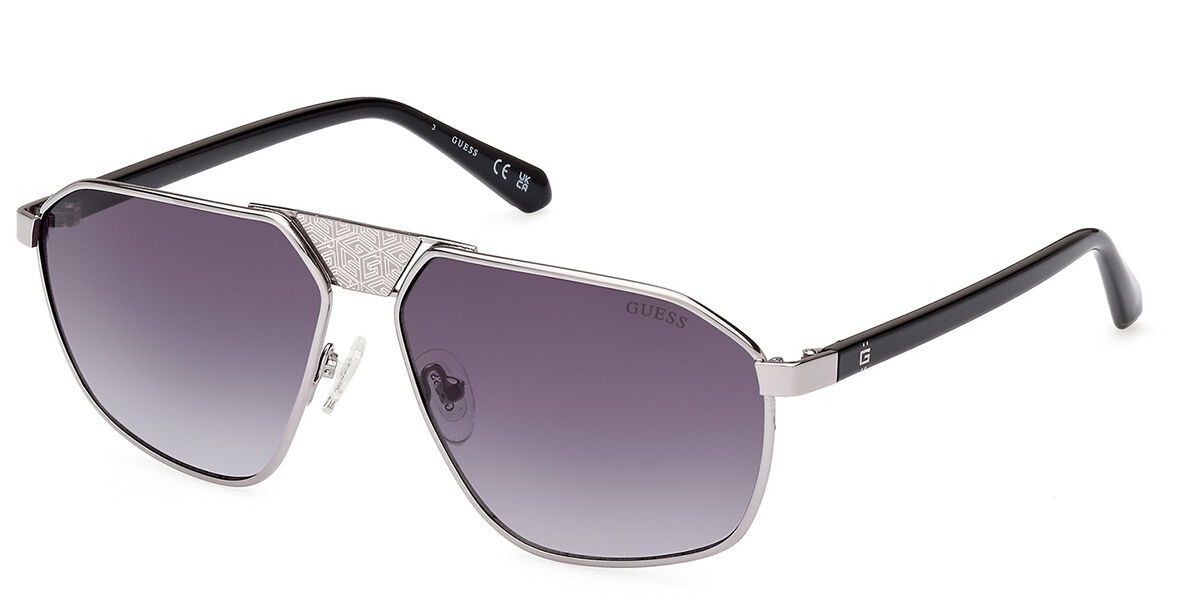 Image of Guess GU00086 08B 59 Lunettes De Soleil Homme Gunmetal FR