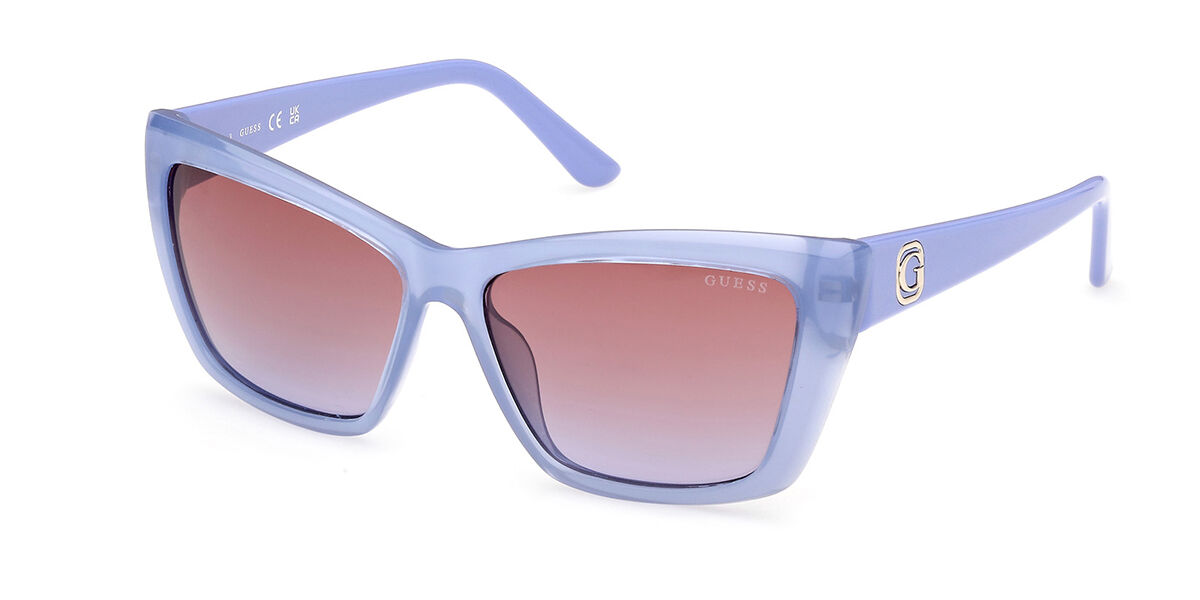 Image of Guess GU00098 81Z 55 Lunettes De Soleil Femme Purple FR