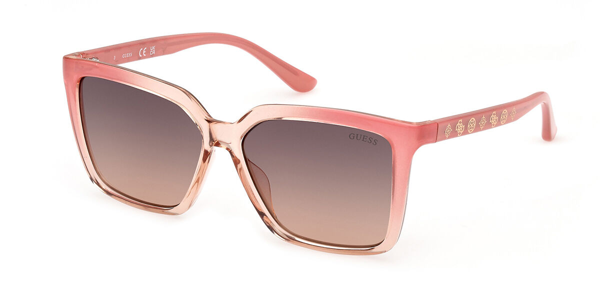 Image of Guess GU00099 74B 55 Lunettes De Soleil Femme Roses FR