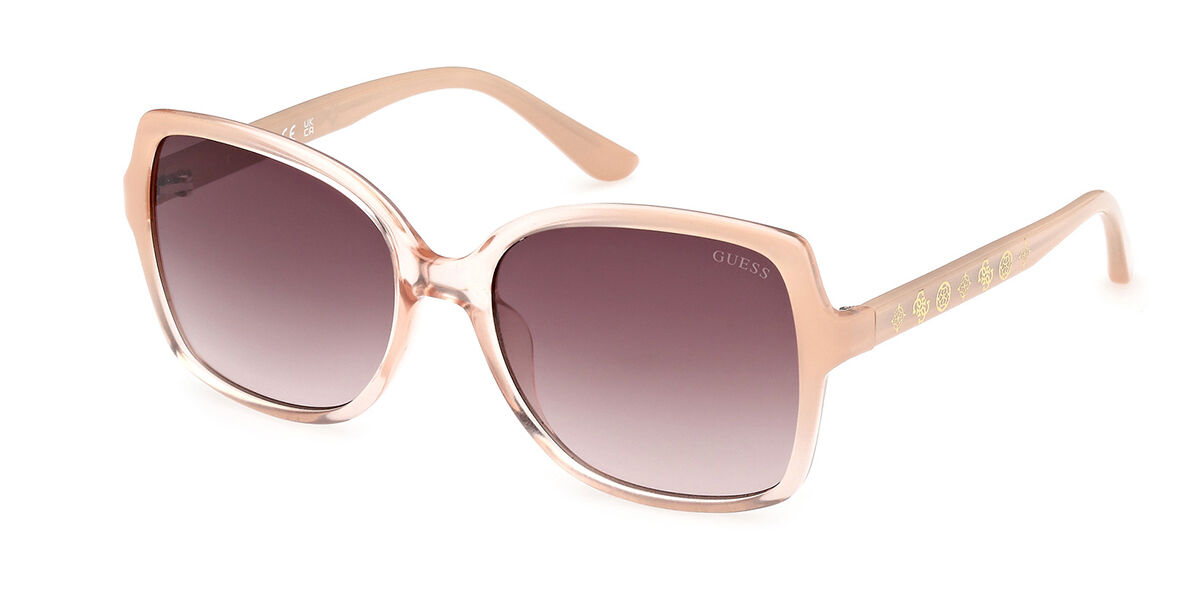 Image of Guess GU00100 25F 55 Lunettes De Soleil Femme Marrons FR