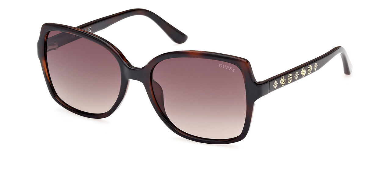 Image of Guess GU00100 52F 55 Lunettes De Soleil Femme Tortoiseshell FR