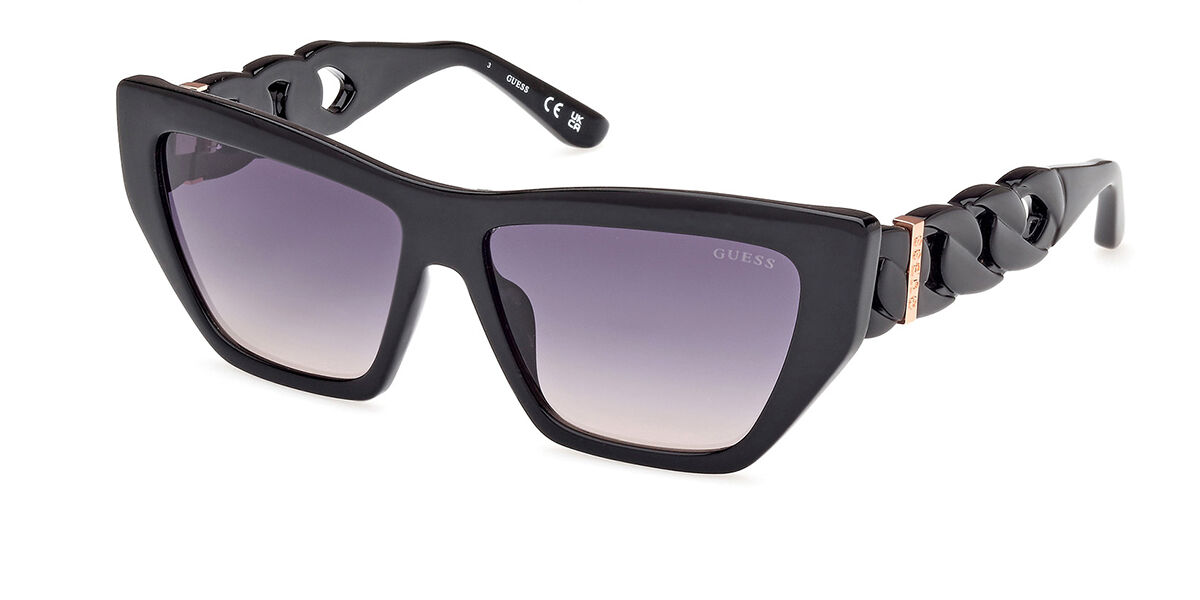 Image of Guess GU00111 01B 56 Lunettes De Soleil Femme Noires FR