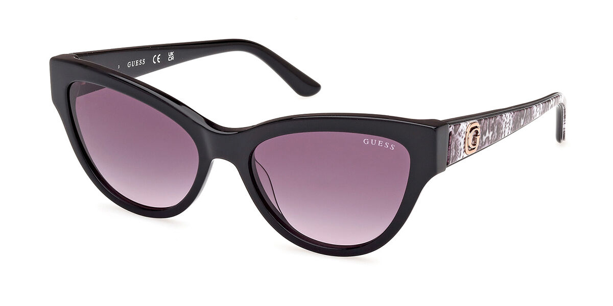 Image of Guess GU00112 01B 56 Lunettes De Soleil Femme Noires FR