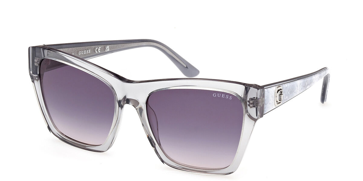 Image of Guess GU00113 20B 55 Lunettes De Soleil Femme Grises FR