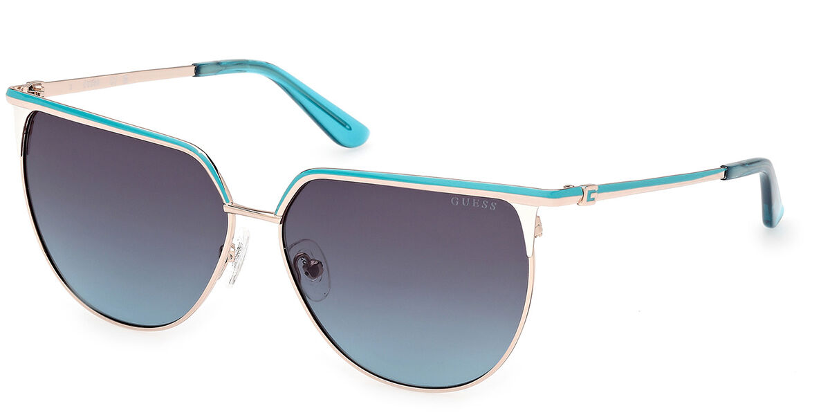 Image of Guess GU00132 92W 58 Lunettes De Soleil Femme Dorées FR