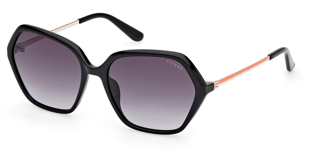 Image of Guess GU00134 01B 55 Lunettes De Soleil Femme Noires FR