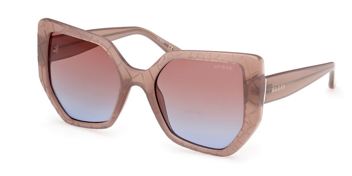 Image of Guess GU00153 57F 55 Lunettes De Soleil Femme Marrons FR