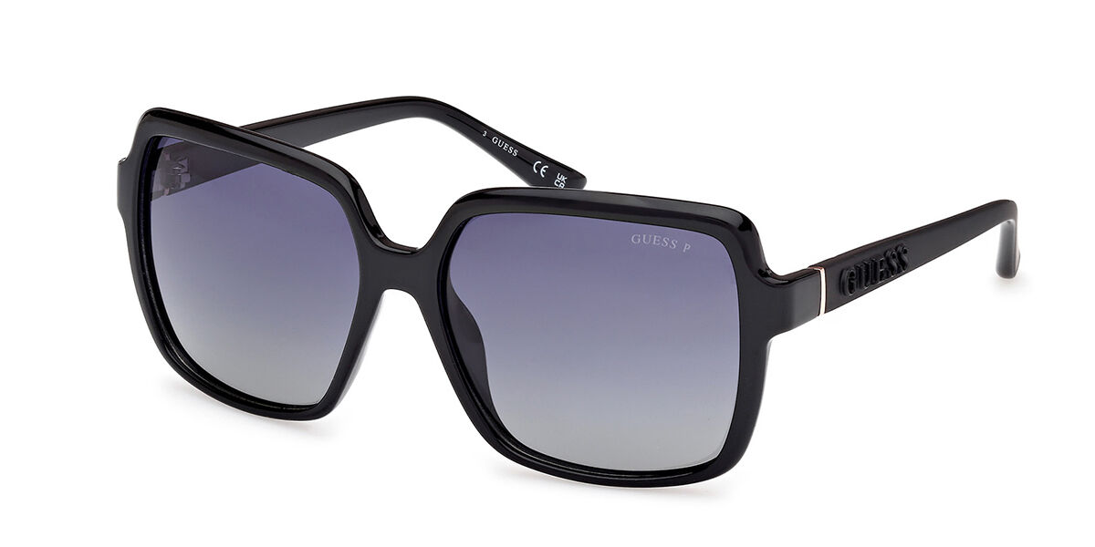 Image of Guess GU00157 Polarized 01D Óculos de Sol Pretos Feminino PRT