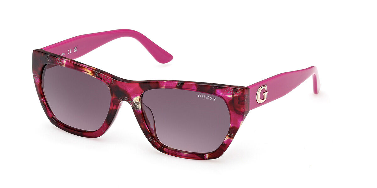 Image of Guess GU00203-H 78F 56 Lunettes De Soleil Femme Tortoiseshell FR