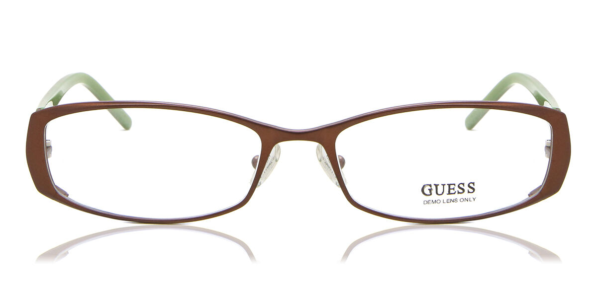 Image of Guess GU1570 D96 Óculos de Grau Marrons Masculino BRLPT