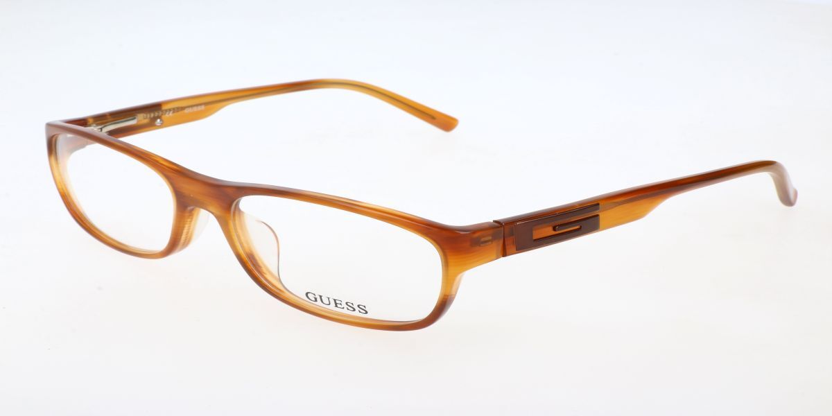 Image of Guess GU1748-A Asian Fit A15 Óculos de Grau Marrons Masculino PRT