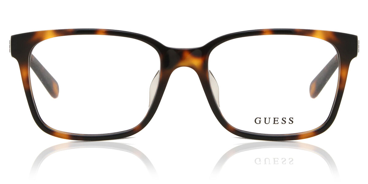 Image of Guess GU1938-D Asian Fit 052 55 Svarta Glasögon (Endast Båge) Män SEK