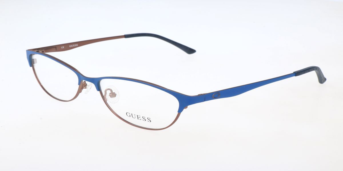 Image of Guess GU2504 091 Óculos de Grau Azuis Masculino PRT