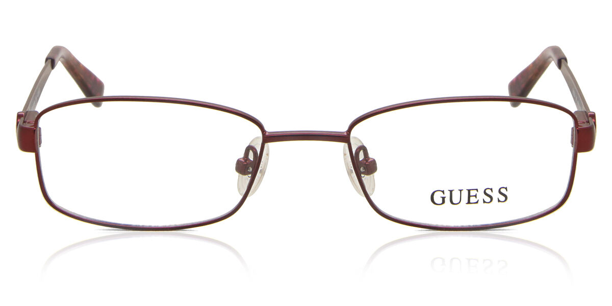Image of Guess GU2524 070 Óculos de Grau Vermelhos Masculino BRLPT