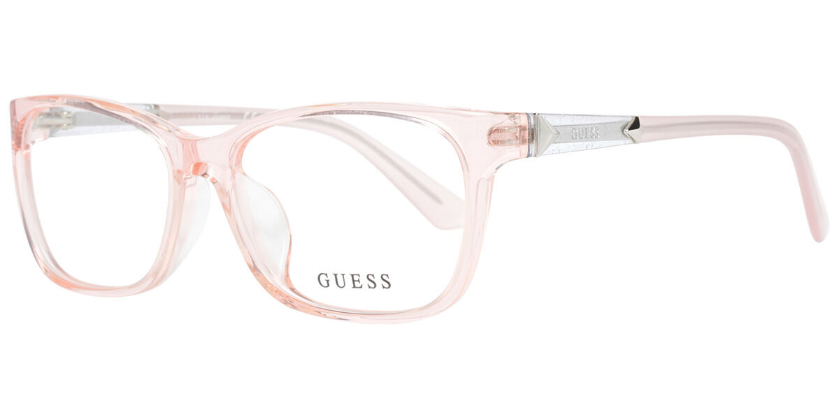 Image of Guess GU2561-F Formato Asiático 072 Óculos de Grau Cor-de-Rosa Masculino BRLPT
