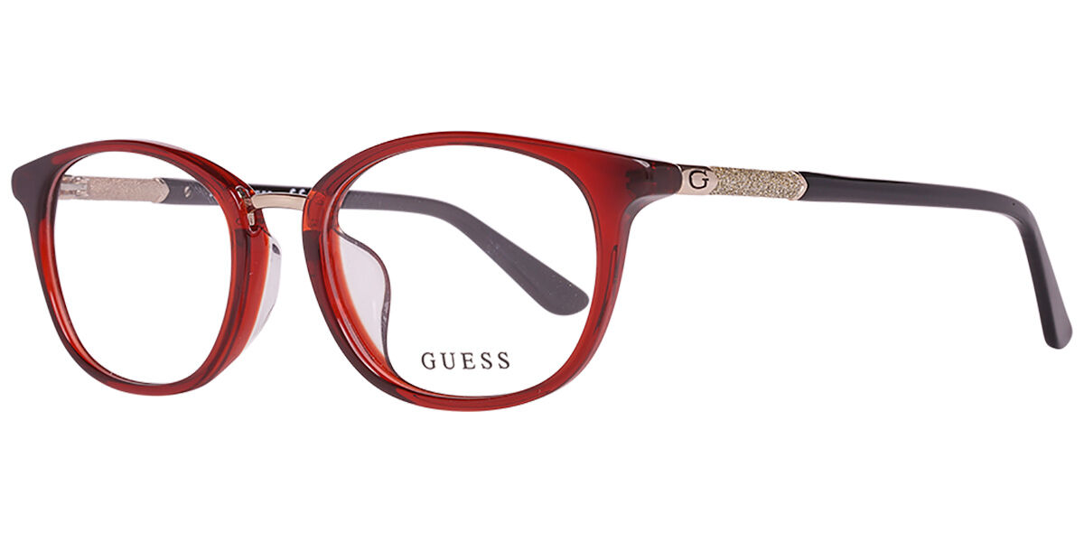 Image of Guess GU2689-D Formato Asiático 069 Óculos de Grau Vermelhos Feminino BRLPT