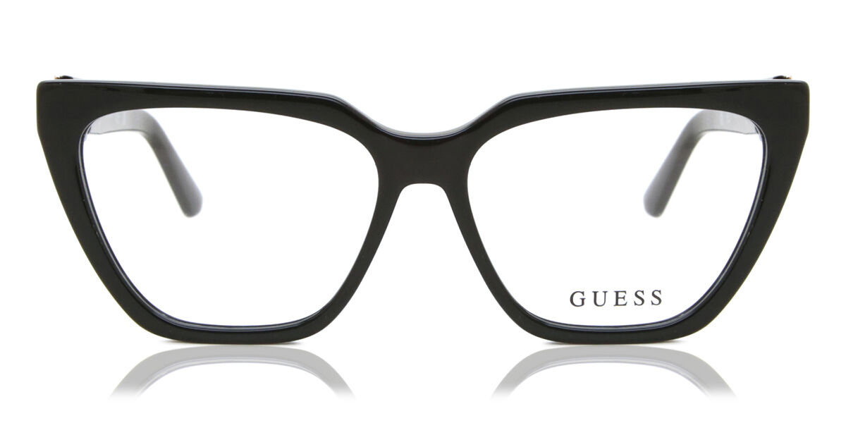 Image of Guess GU2985 001 Óculos de Grau Pretos Feminino PRT