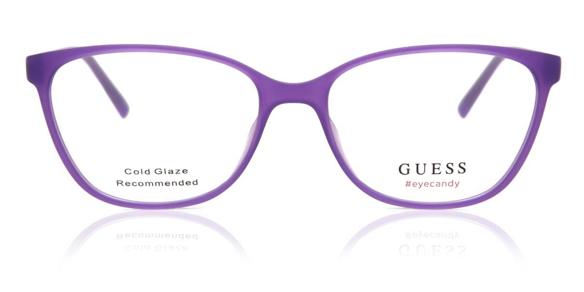 Image of Guess GU3008 082 Óculos de Grau Purple Masculino BRLPT
