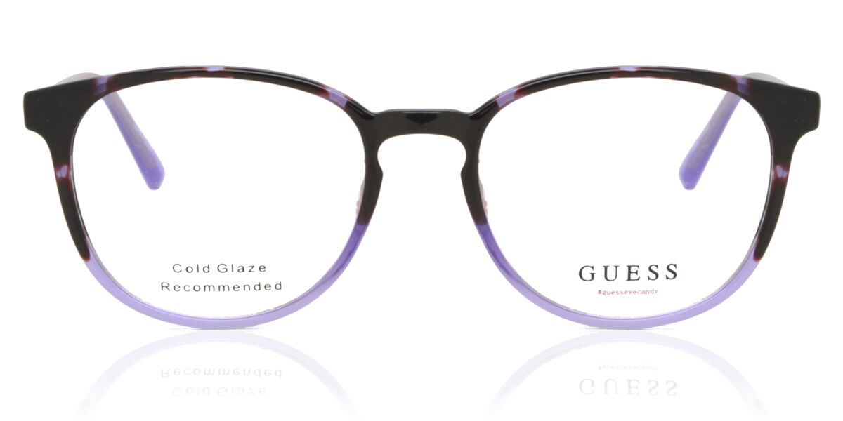 Image of Guess GU3009 083 49 Lunettes De Vue Homme Purple (Seulement Monture) FR
