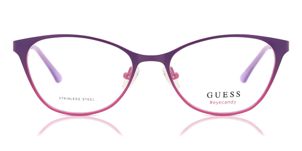 Image of Guess GU3010 083 Óculos de Grau Purple Masculino BRLPT