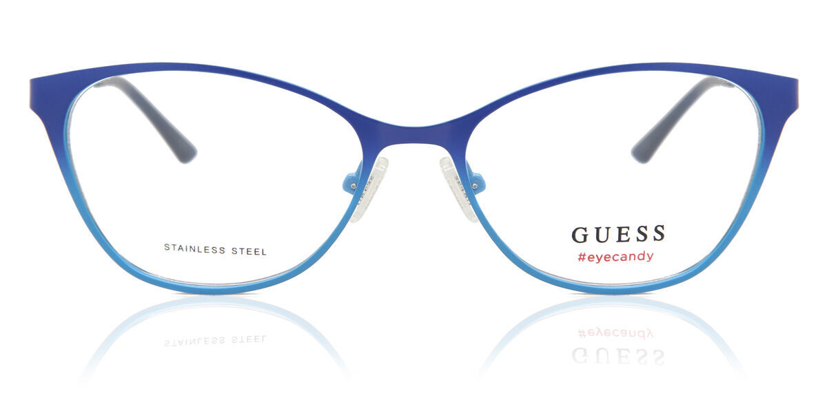 Image of Guess GU3010 092 Óculos de Grau Azuis Masculino BRLPT