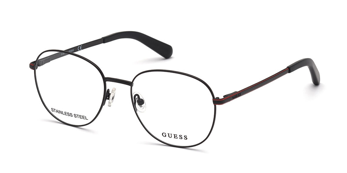 Image of Guess GU50035 002 Óculos de Grau Pretos Masculino PRT