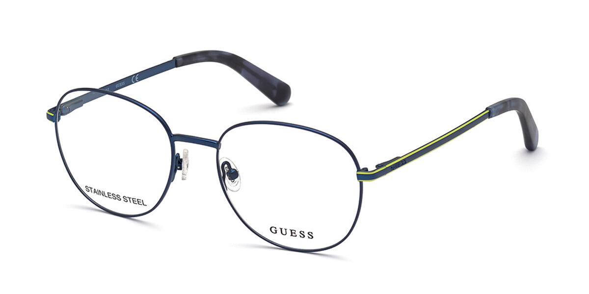 Image of Guess GU50035 091 Óculos de Grau Azuis Masculino BRLPT