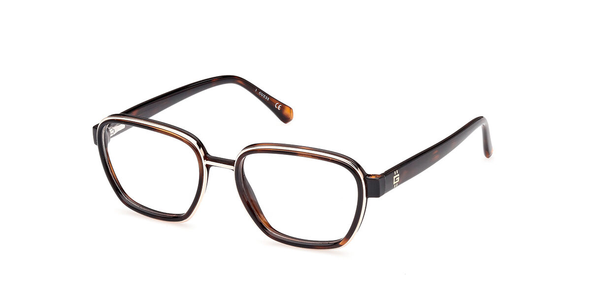 Image of Guess GU50086 052 Óculos de Grau Tortoiseshell Masculino PRT