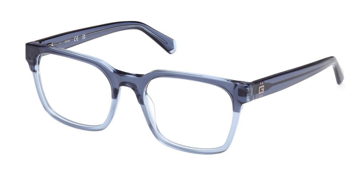 Image of Guess GU50094 092 Óculos de Grau Azuis Masculino BRLPT