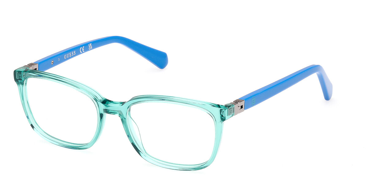 Image of Guess GU50144 Dziecięce 093 47 Zielone Dziecięce Okulary Korekcyjne PL