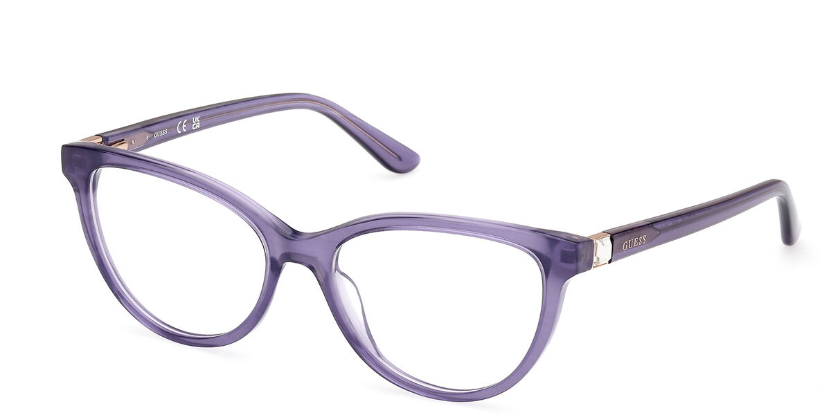 Image of Guess GU50195 083 Óculos de Grau Purple Feminino PRT