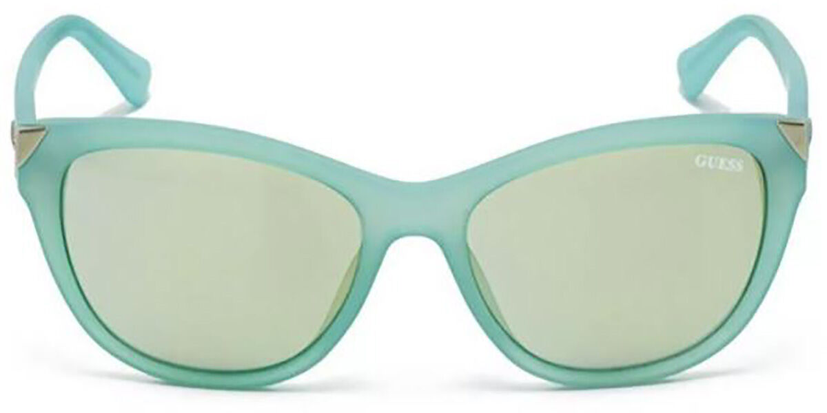 Image of Guess GU7398 85X 55 Lunettes De Soleil Femme Bleues FR