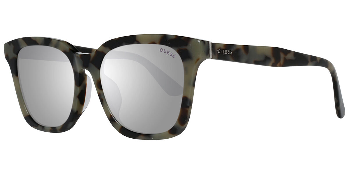 Image of Guess GU7578/D Asian Fit 55C Óculos de Sol Tortoiseshell Feminino PRT