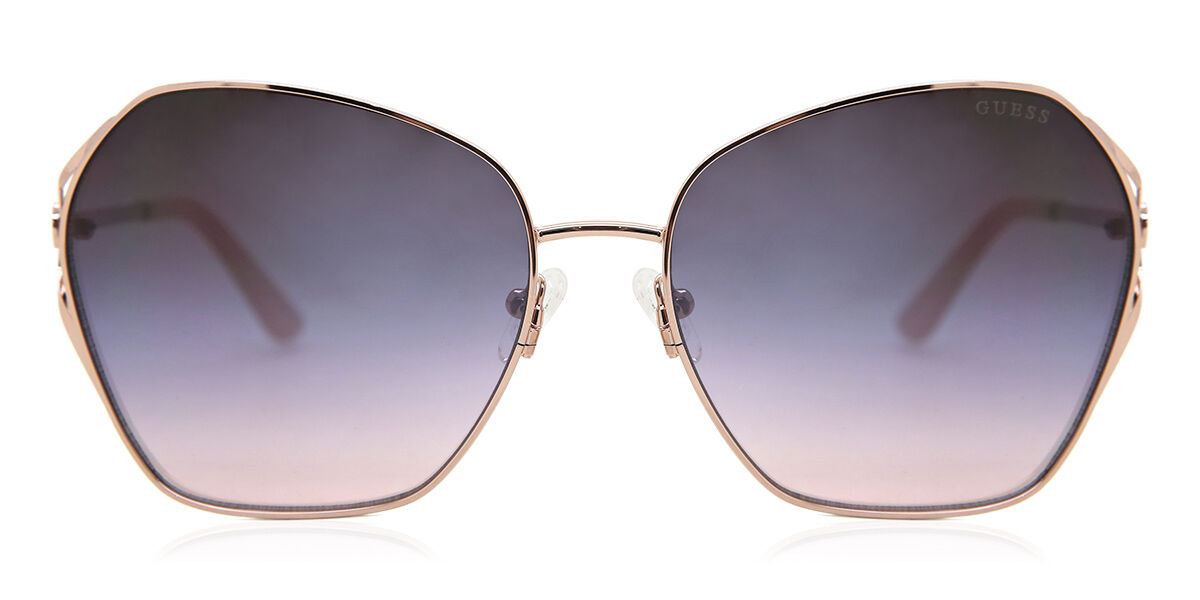 Image of Guess GU7687 28C 62 Lunettes De Soleil Femme Dorées FR