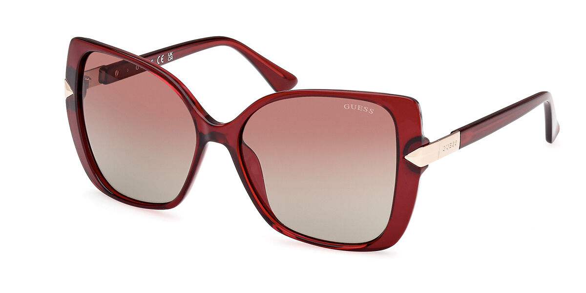 Image of Guess GU7820 69F 56 Lunettes De Soleil Femme Rouges FR