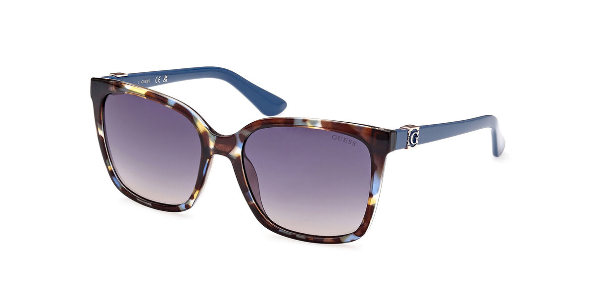 Image of Guess GU7865 92B 57 Lunettes De Soleil Femme Tortoiseshell FR