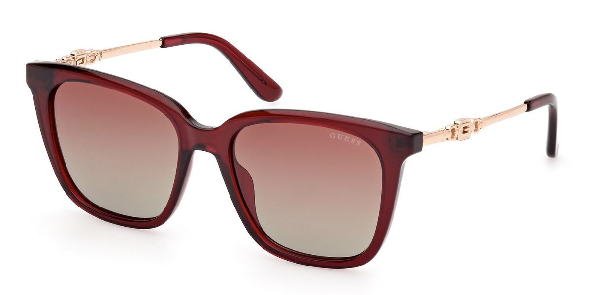 Image of Guess GU7886 69F 53 Lunettes De Soleil Femme Bordeaux FR