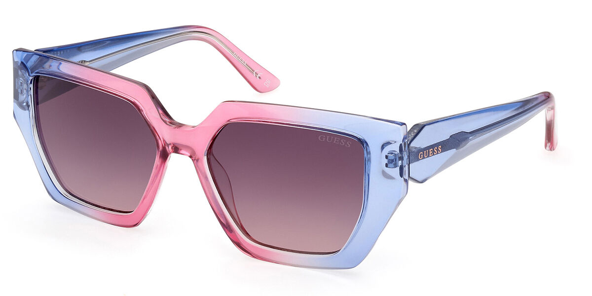 Image of Guess GU7896 92B Óculos de Sol Azuis Feminino PRT