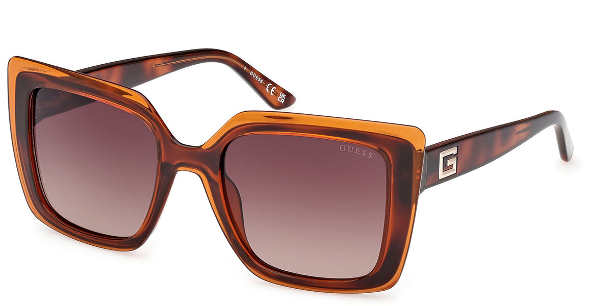 Image of Guess GU7908 52F 52 Lunettes De Soleil Femme Tortoiseshell FR