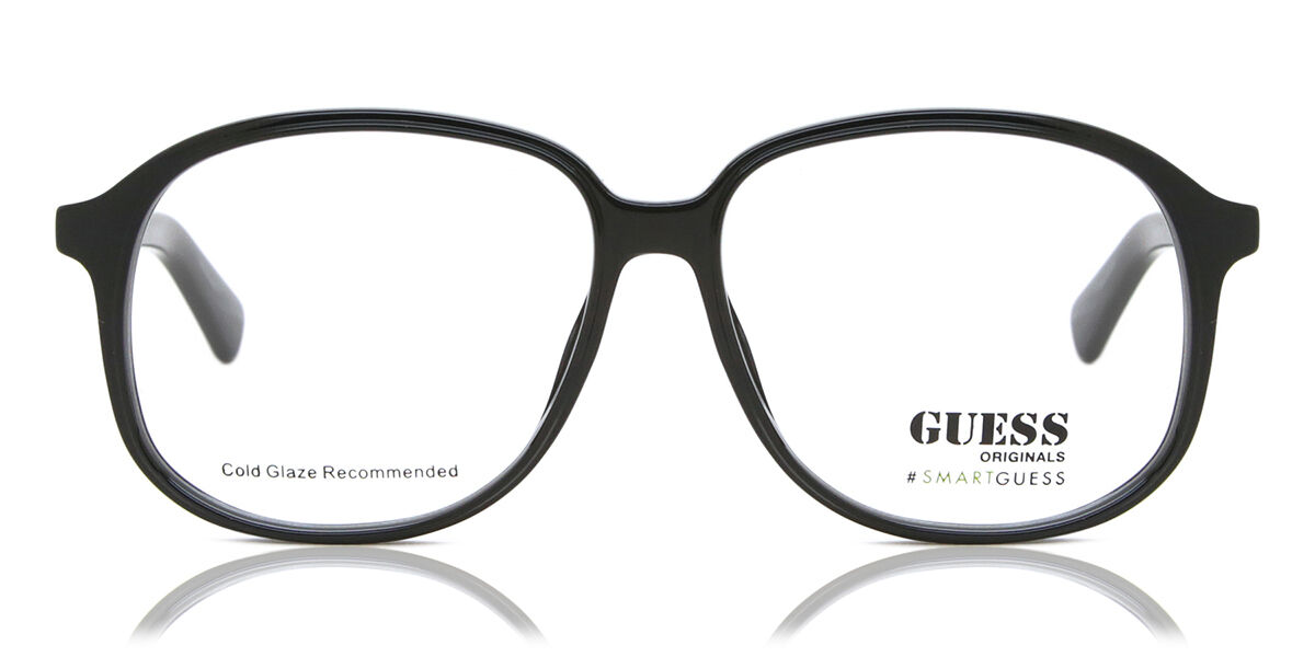 Image of Guess GU8255 001 Óculos de Grau Pretos Masculino BRLPT