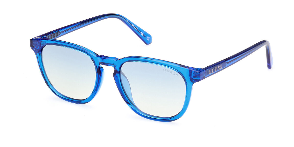 Image of Guess GU8293 Enfant 90X 49 Lunettes De Soleil Enfant Bleues FR