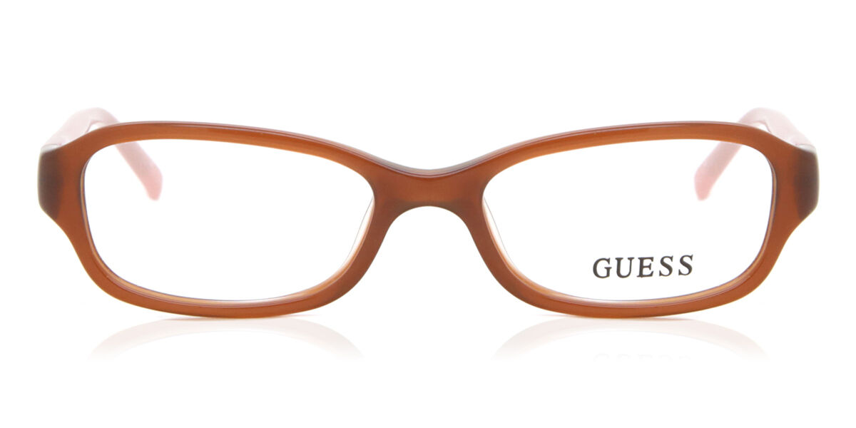Image of Guess GU9100 D96 Óculos de Grau Marrons Masculino BRLPT