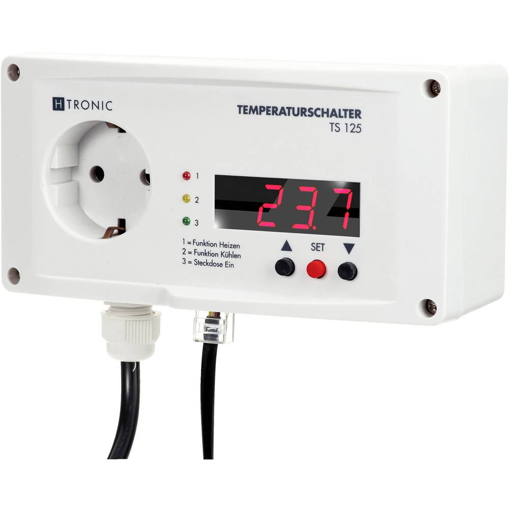 Image of H-Tronic TS 125 Thermostat -55 - +125 Â°C 3000 W