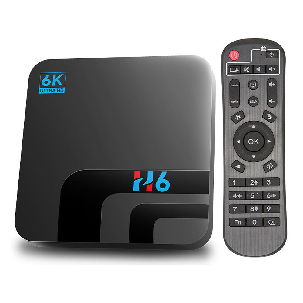 Image of H6 H616 TV BOX Android 100 2G+16GB 6K HDR 3D Video UHD Media Player Support bluetooth WiFi Set Top Box