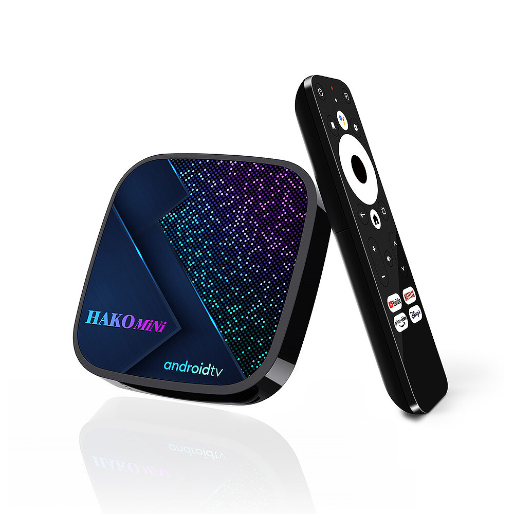 Image of HAKOMiNi S905Y4 TV BOX Android 110 2G+8GB 4K HDR AV1 Video Dual Band WiFi BT 50 100M LAN Media Player Set Top Box