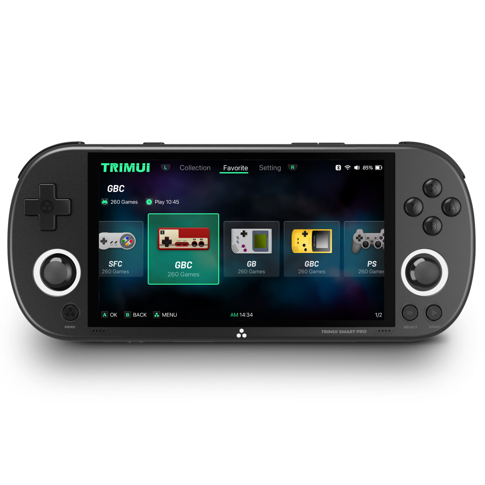 Image of HANHIBR Trimui Smart Pro 496Inch IPS Screen 256GB Handheld Game Console Open Source Built-in 26 Simulators 13000 Games