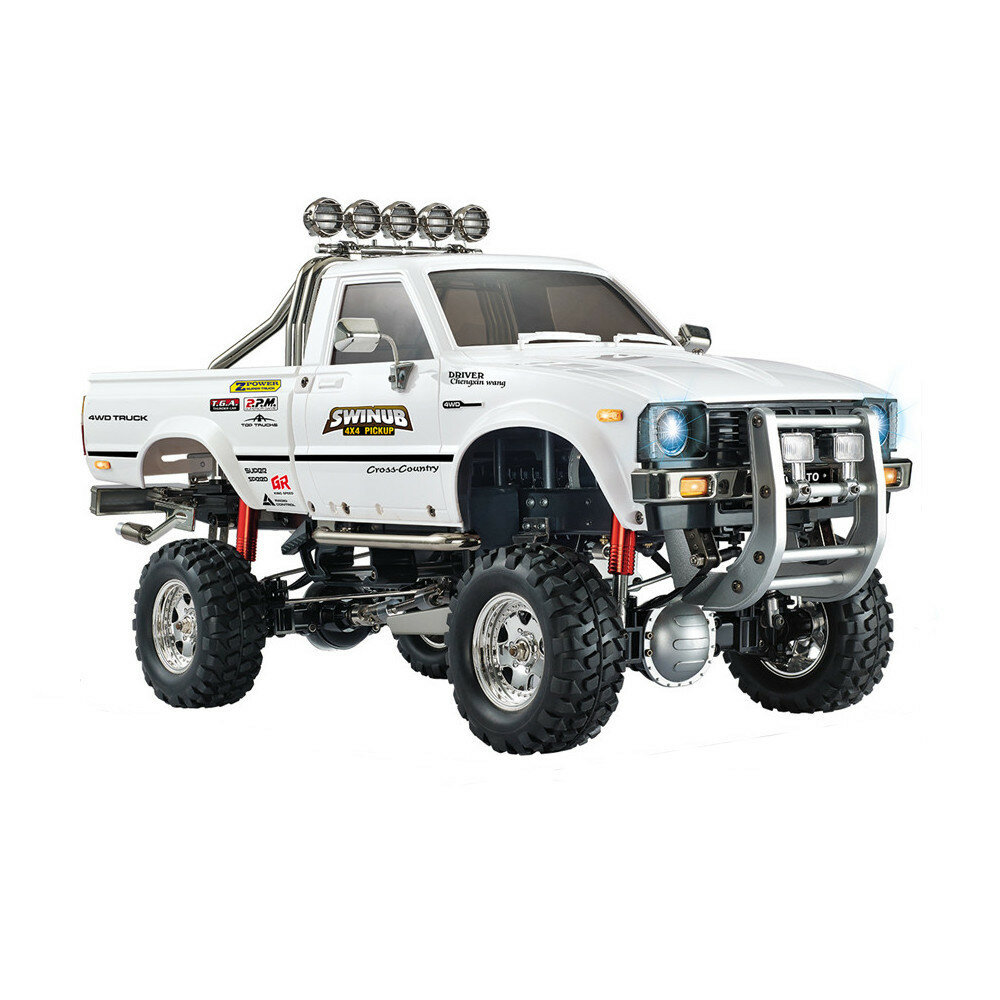 Image of HG P409 1/10 24G 4WD RC Car Truck Rock Crawler without Battery Charger - White