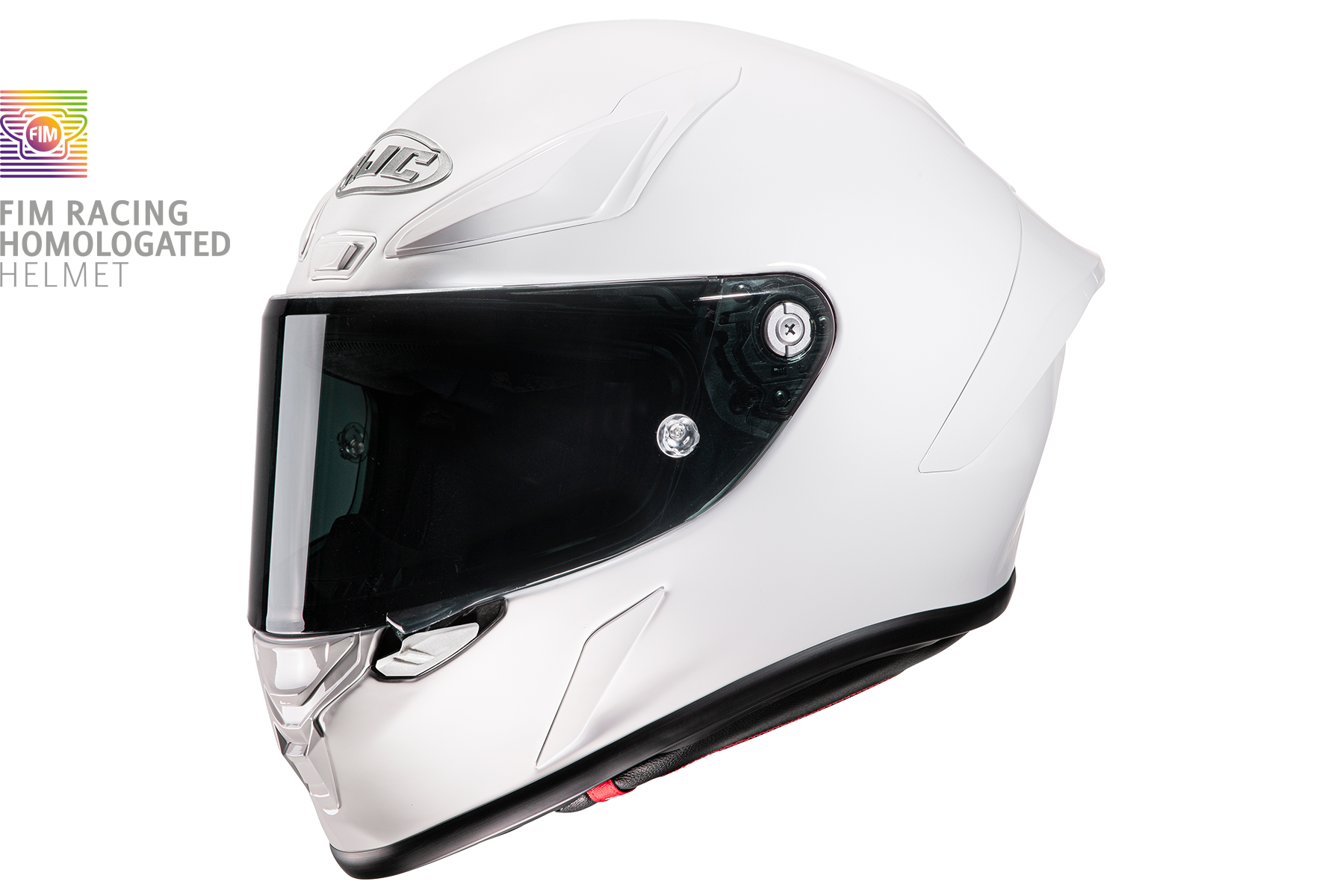 Image of HJC RPHA 1 Solid Blanc Casque Intégral Taille 2XL